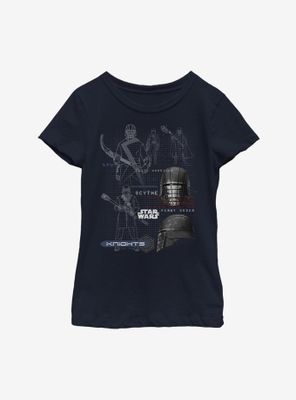 Star Wars Episode IX The Rise Of Skywalker Kylo Ren Maps Youth Girls T-Shirt