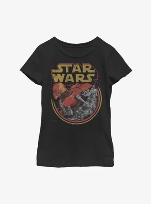 Star Wars Episode IX The Rise Of Skywalker Retro Villains Youth Girls T-Shirt