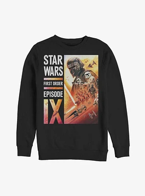 Star Wars Episode IX The Rise Of Skywalker First Order Collage Sweatshirt