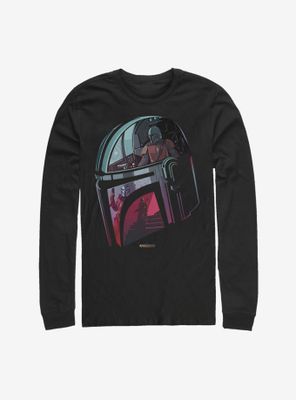 Star Wars The Mandalorian Inside Helmet Long-Sleeve T-Shirt
