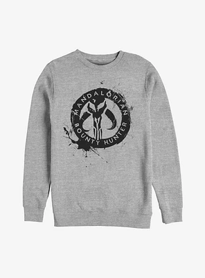 Star Wars The Mandalorian Painted Skull Sweatshirt