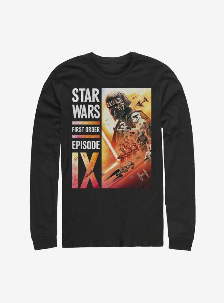 Star Wars Episode IX The Rise Of Skywalker First Order Collage Long-Sleeve T-Shirt