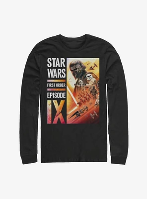 Star Wars Episode IX The Rise Of Skywalker First Order Collage Long-Sleeve T-Shirt