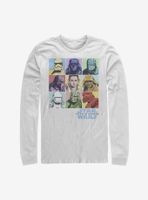 Star Wars Episode IX The Rise Of Skywalker Pastel Rey Boxes Long-Sleeve T-Shirt