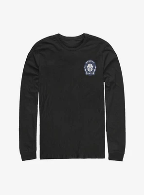 Star Wars The Mandalorian Bounty Hunter Logo Long-Sleeve T-Shirt
