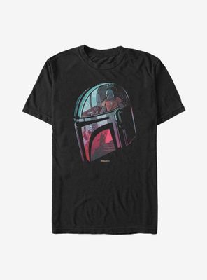 Star Wars The Mandalorian Inside Helmet T-Shirt