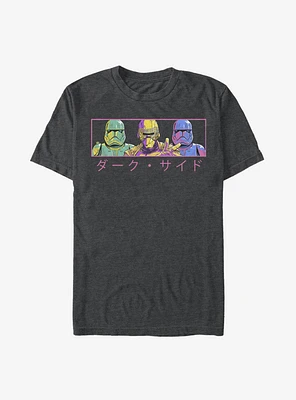 Star Wars Episode IX: The Rise Of Skywalker Line Up Japanese Text T-Shirt