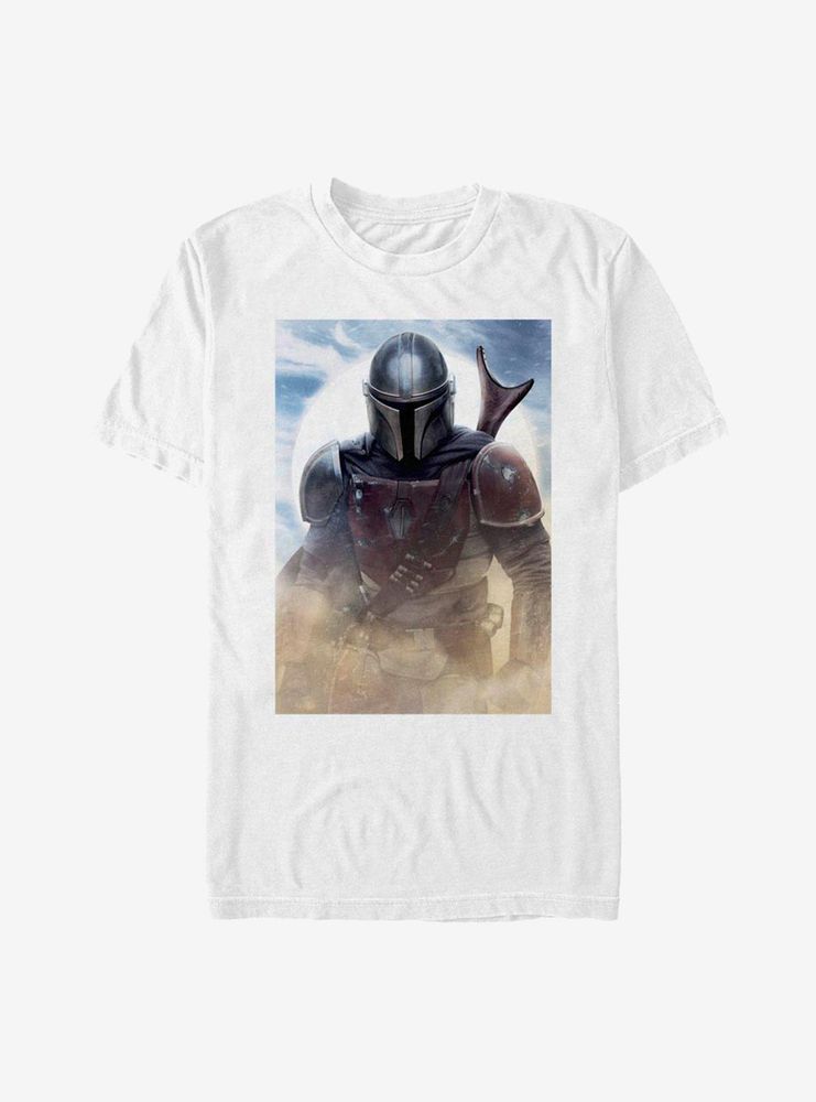 Star Wars The Mandalorian Warrior Poster T-Shirt