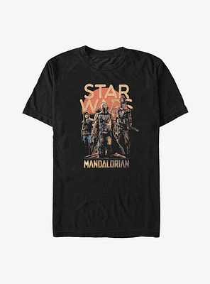 Star Wars The Mandalorian Character Pose T-Shirt