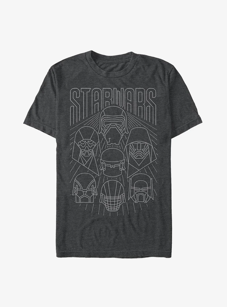 Star Wars Episode IX The Rise Of Skywalker Dark Side Band T-Shirt