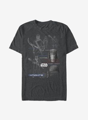 Star Wars Episode IX The Rise Of Skywalker Kylo Ren Maps T-Shirt