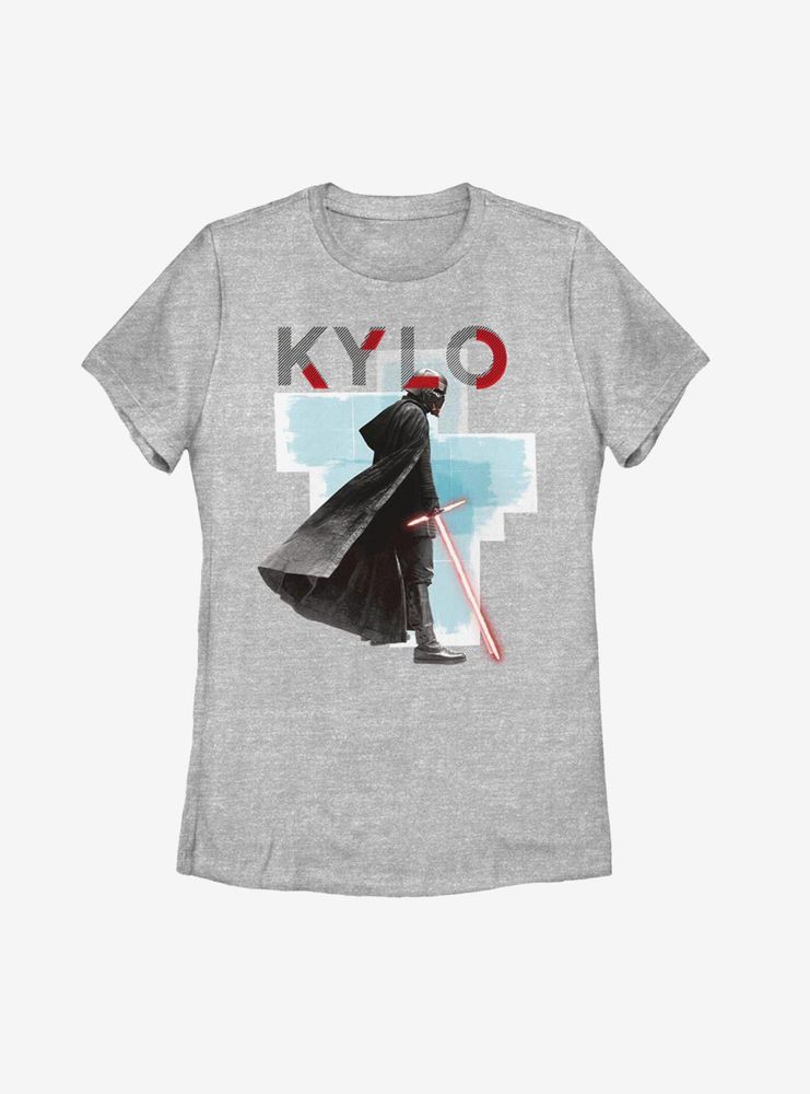 Star Wars Episode IX The Rise Of Skywalker Kylo Red Mask Womens T-Shirt