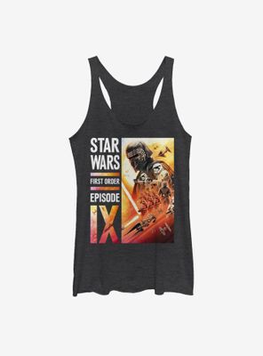 Star Wars Episode IX The Rise Of Skywalker First Order Collage Womens Tank Top