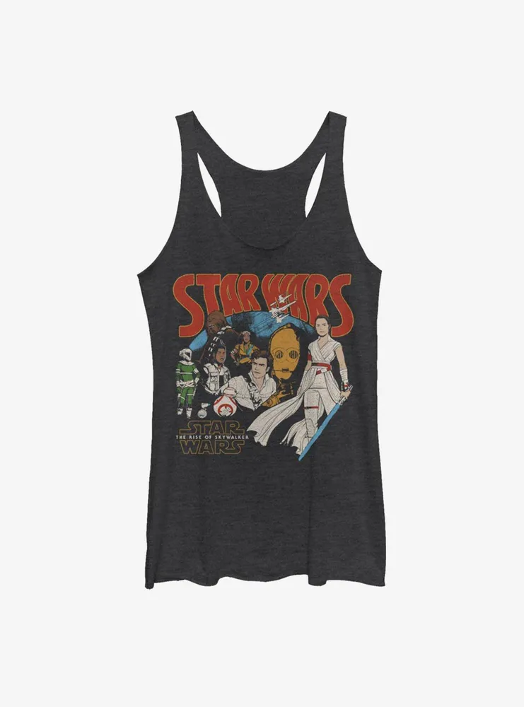 Star Wars Episode IX The Rise Of Skywalker Retro Buddies Womens Tank Top