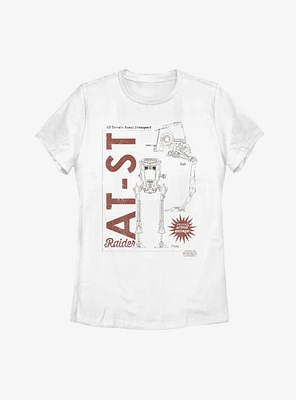 Star Wars The Mandalorian AT-ST Womens T-Shirt