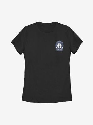 Star Wars The Mandalorian Bounty Hunter Logo Womens T-Shirt