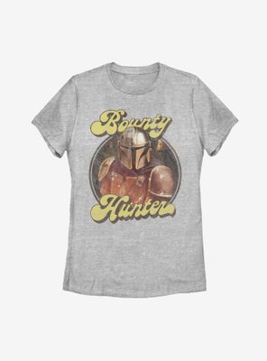 Star Wars The Mandalorian Bounty Retro Womens T-Shirt