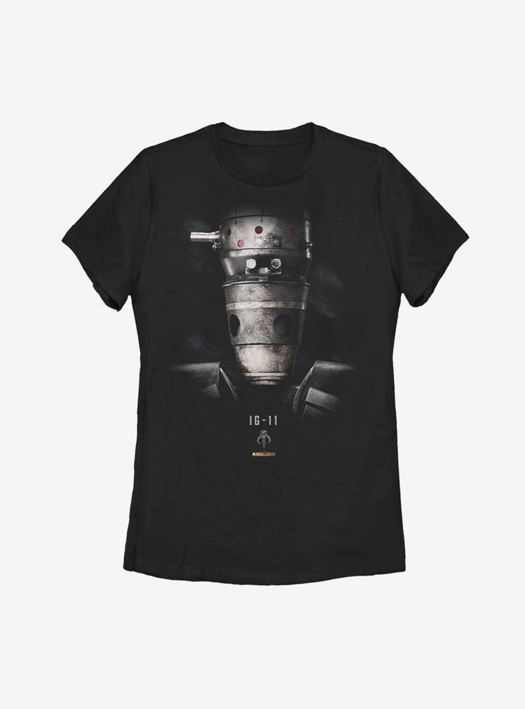 Star Wars The Mandalorian IG Portrait Womens T-Shirt