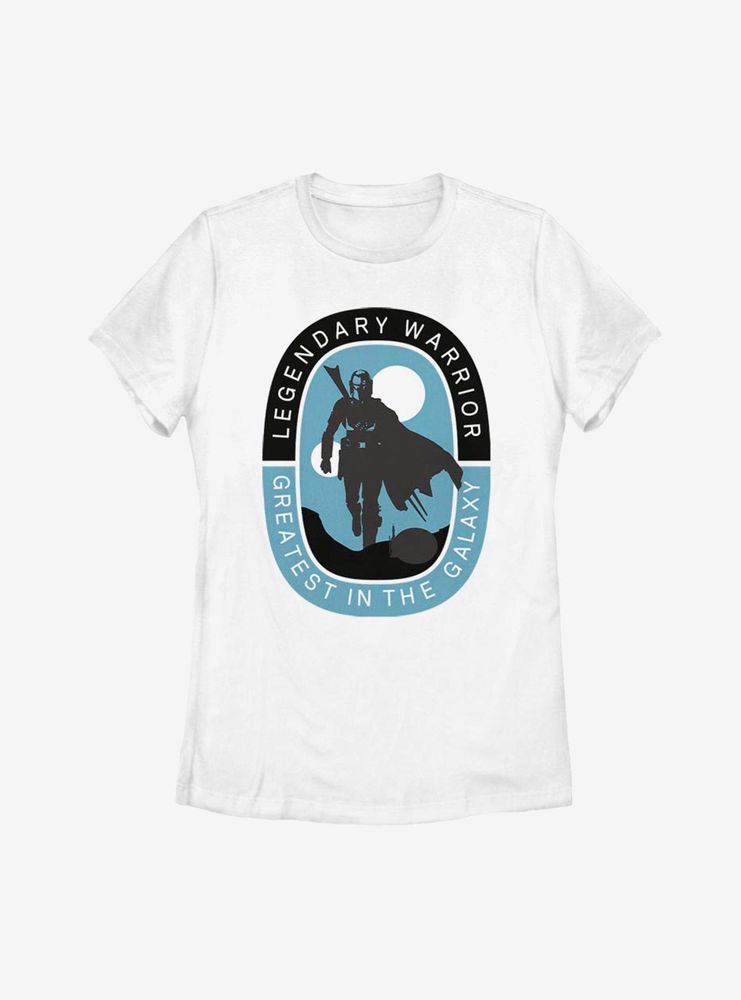 Star Wars The Mandalorian Legendary Warrior Womens T-Shirt