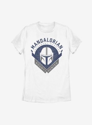 Star Wars The Mandalorian Bounty Hunter Crest Womens T-Shirt