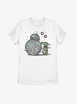 Star Wars Episode IX The Rise Of Skywalker Droid Team Womens T-Shirt