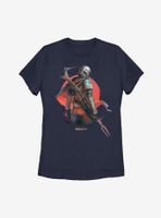 Star Wars The Mandalorian Sunrise Womens T-Shirt