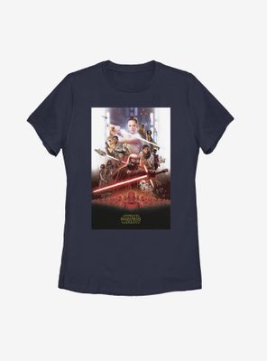 Star Wars Episode IX The Rise Of Skywalker Last Poster Womens T-Shirt