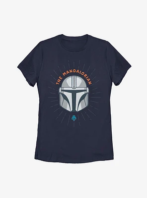 Star Wars The Mandalorian Simple Shield Womens T-Shirt
