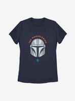 Star Wars The Mandalorian Simple Shield Womens T-Shirt