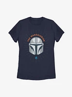Star Wars The Mandalorian Simple Shield Womens T-Shirt