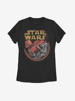 Star Wars Episode IX The Rise Of Skywalker Retro Villains Womens T-Shirt