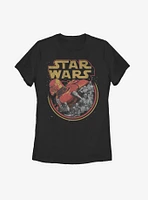 Star Wars Episode IX The Rise Of Skywalker Retro Villains Womens T-Shirt