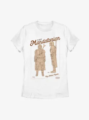 Star Wars The Mandalorian Action Figure Womens T-Shirt