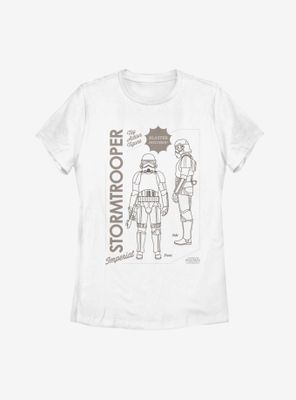 Star Wars The Mandalorian Trooper Action Figure Womens T-Shirt