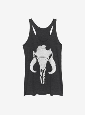 Star Wars The Mandalorian Bounty Hunter Mixed Symbol Womens Tank Top