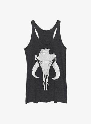 Star Wars The Mandalorian Bounty Hunter Mixed Symbol Womens Tank Top