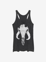 Star Wars The Mandalorian Bounty Hunter Mixed Symbol Womens Tank Top