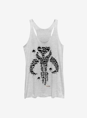 Star Wars The Mandalorian Bullet Holes Womens Tank Top