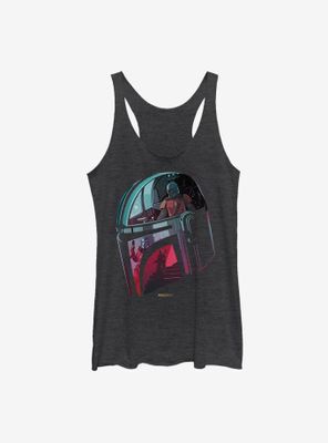 Star Wars The Mandalorian Inside Helmet Womens Tank Top