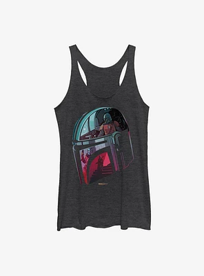 Star Wars The Mandalorian Inside Helmet Womens Tank Top