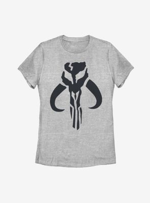 Star Wars The Mandalorian Simple Symbol Womens T-Shirt