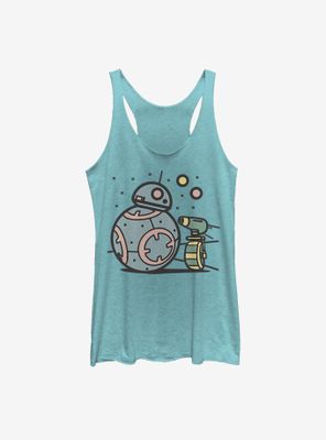 Star Wars Episode IX The Rise Of Skywalker Droid Team Womens Tank Top