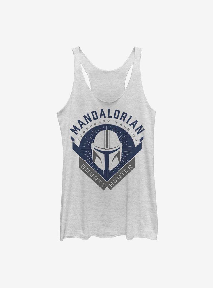 Star Wars The Mandalorian Bounty Hunter Crest Womens Tank Top