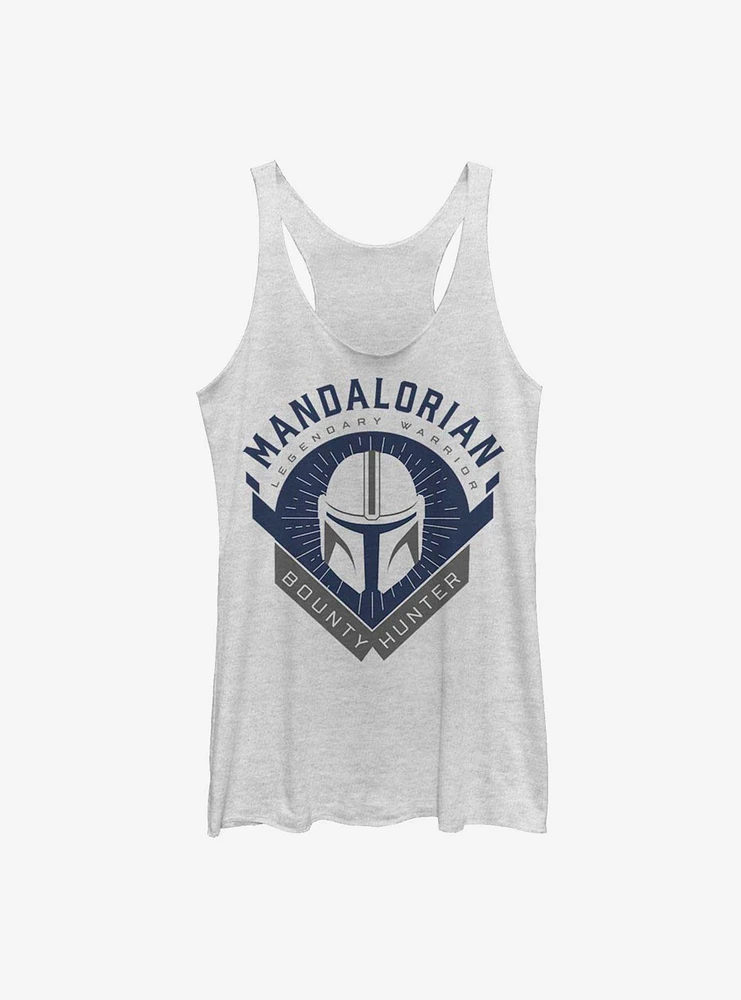 Star Wars The Mandalorian Bounty Hunter Crest Womens Tank Top