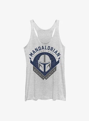Star Wars The Mandalorian Bounty Hunter Crest Womens Tank Top