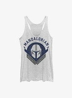 Star Wars The Mandalorian Bounty Hunter Crest Womens Tank Top