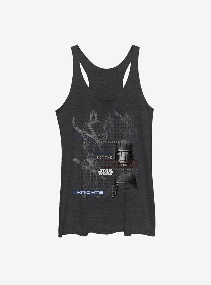 Star Wars Episode IX The Rise Of Skywalker Kylo Ren Maps Womens Tank Top