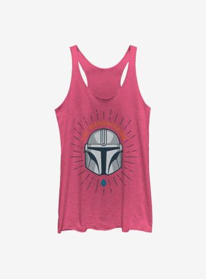 Star Wars The Mandalorian Simple Shield Womens Tank Top