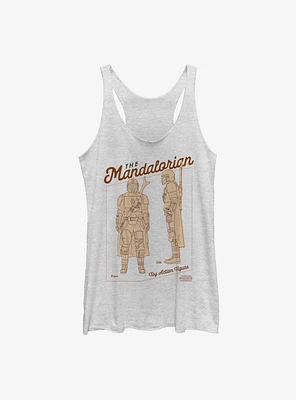 Star Wars The Mandalorian Action Figure Womens Tank Top