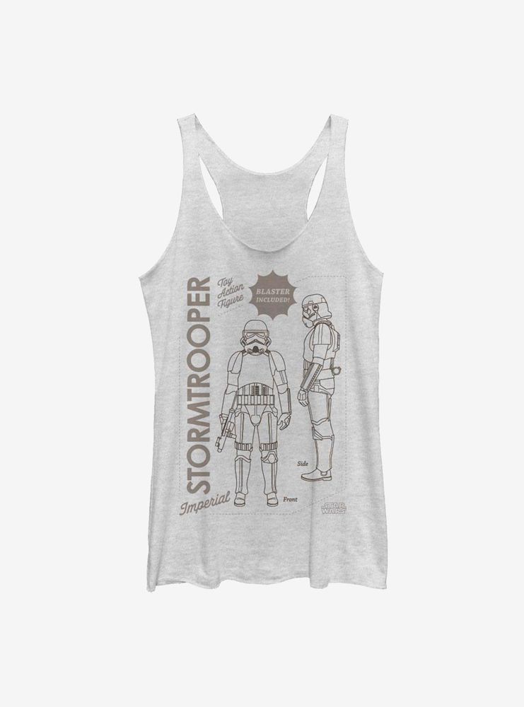 Star Wars The Mandalorian Trooper Action Figure Womens Tank Top